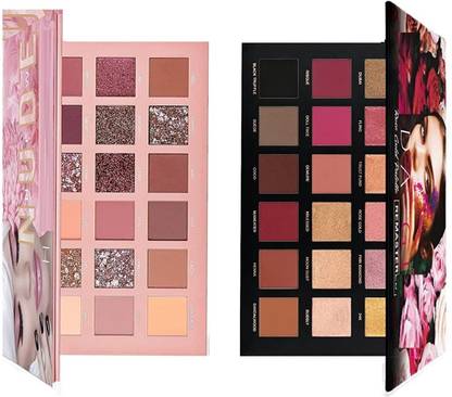 rezmay Beauty 36 Color (18 + 18) Matte + Shimmer EyeShadow Eye Shadow Palette 36 g