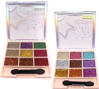 Arcanuy highly glittery sparkle makeup glitter eyeshadow palette 20 g