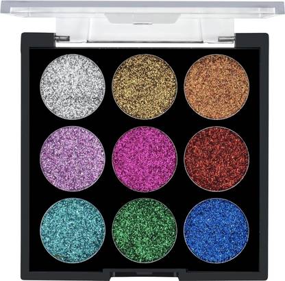 DARYUE Best pigmented shimmery glitter eye shadow palette 7.65 g