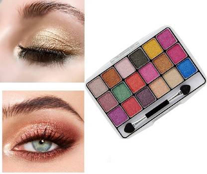 SEUNG Long Lasting Pressed Glitter Eye Shadow Powder Makeup Palette 16 g
