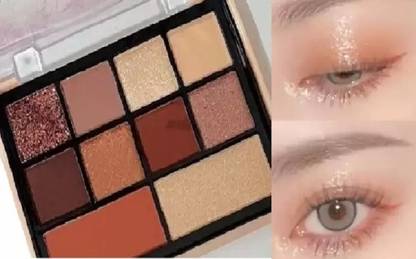 EVERERIN 1 blusher 1 highlighter 8 colour function shadow palette 12 g