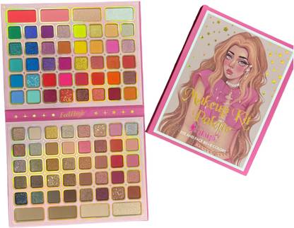 feelhigh 88 Colors Eye and Face Eyeshadow palette 85 g