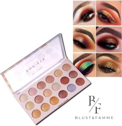 BLUST&FAMME Pop Eye Eyeshadow Palette 18 Pigmented Colors Long Wearing 1pcs 45 g