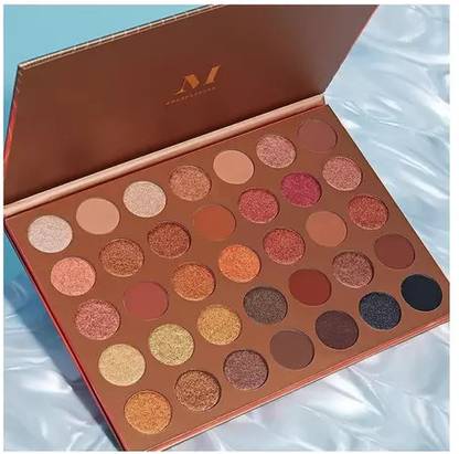 MR. HUDA Original 35G Bronze GOAL Edition Glitter and Metallic Eye Shades Palette 140 g