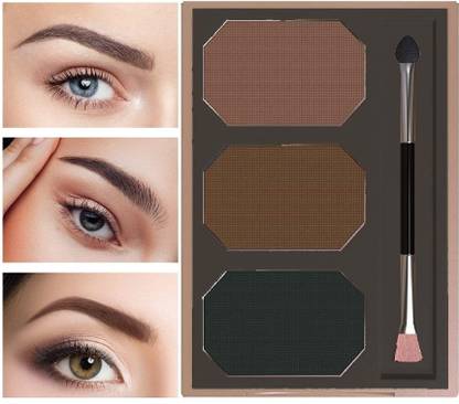 GFSU - GO FOR SOMETHING UNIQUE 05 Eyebrow powder cakemake up with brush Cake Makeup Waterproof Eyebrow 2.8 g