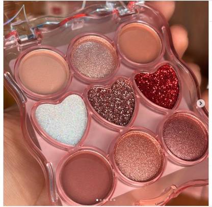 GFSU - GO FOR SOMETHING UNIQUE 9 Shade Ultra Pigmented Smoky Eyes Eyeshadow Palette-1 11 g