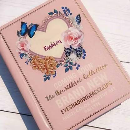 lovanity 5 in1 Book-Style Foldable Makeup Palette Set, Contour Blush Highlight Eyeshadow 350 g