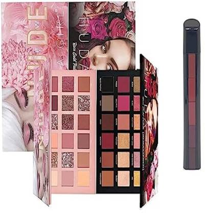 wryak Nude Edition and Rose Gold Edition (36 shades in 2) Eyeshadow , Lipstick 5*1 60 g