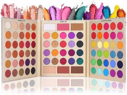 LORSHEL 196 86 colors matte shimmer pretty all set eyeshadow palette Eyeshadow 36 g