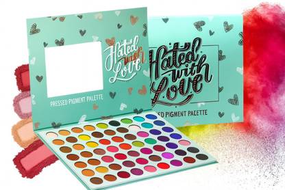 BLUSHIS 60 Colors Matte & Shimmery Pigmented Beauty Glam EyeShadow Eye Shadow Palette 60 g
