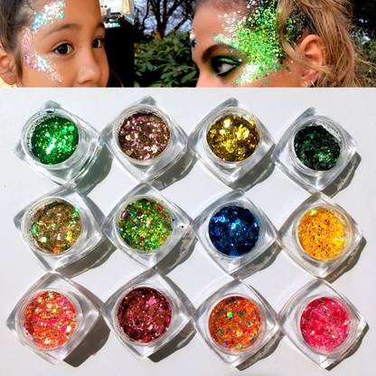 vizo Sparkling 3D Chunky Eyeshadow Face Body Biodegradable Glitter 15 g
