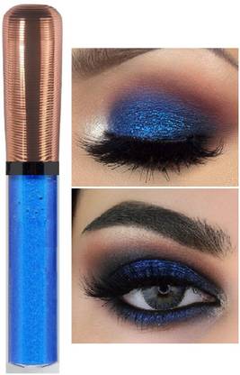 EVERERIN SHIMMERY GLITTER MAKEUP BASE LIQUID BLUE EYE SHADOW 7 ml