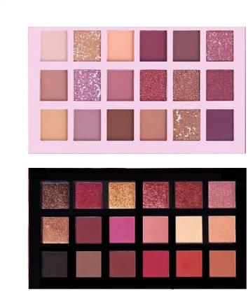 LA OTTER Awesome Eyeshadow Combo of 18 + 18 colours 36 g