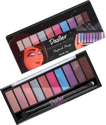 Dazller Eyeshadow Mystical Magic 10 in 1 Palette, Velvety Texture, Deep Pigments, 10 g