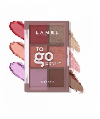 Lamel To Go Eyeshadow Palette 404- Burgundy 6gm 29 ml