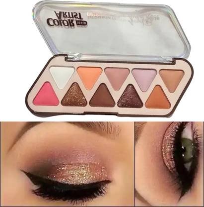BLUST&FAMME 10 Color Matte Eyeshadow Palette amazing color shades 1W 10 g