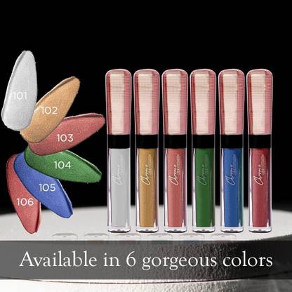 tanvi27 Multi Purpose Liquid Metallic Multi Shades Eyeshadow Get Glitter Glow 42 ml