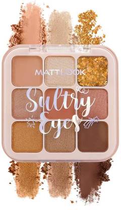 MATTLOOK Sultry Eyes 9 Colors Palette Long Lasting Easy to layer Pigmented Formula 13.5 g