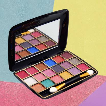 FOZZBY 18color mini eyeshadow palette shimmer eyeshadow palette small eyeshadow palette 18 g
