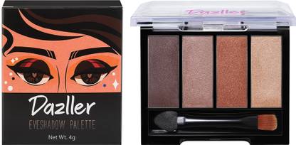 Dazller Eyeshadow 4 in 1 Palette, Ultra Lightweight, Deep Pigments, 4 g