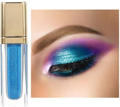 Vyomiris Metallic Blue Sparkly Eyeliner Liquid Shimmer & Blendable Eye Make-up 4 g