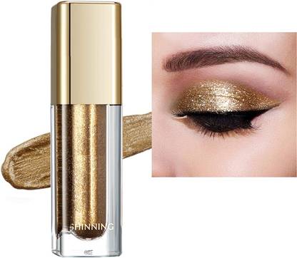 MYEONG Copper Liquid Glitter Eyeshadow, Sparkling Quick-Drying, And Glow Eye Shadow 4 ml