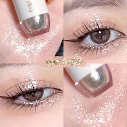 HANASUI GEGE BEAR High Gloss Eyeshadow Stick Anti Sweat Long Acting High Color Eyeshadow 10 ml