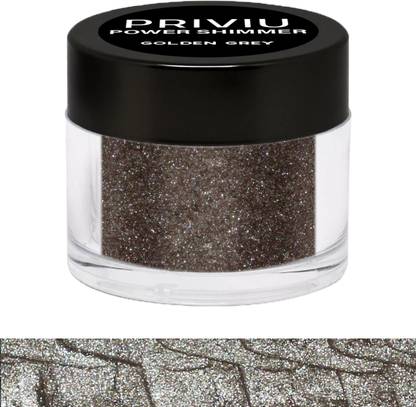 PRIVIU Power Shimmer | Golden Grey 3 g