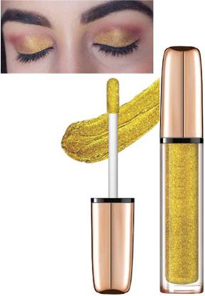tanvi27 Long Lasting Waterproof Gold Liquid Eyeshadow Quick-drying Glitter Shimmer 7 ml