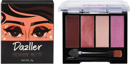 Dazller Eyeshadow 4 in 1 Palette, Ultra Lightweight, Deep Pigments, 4 g