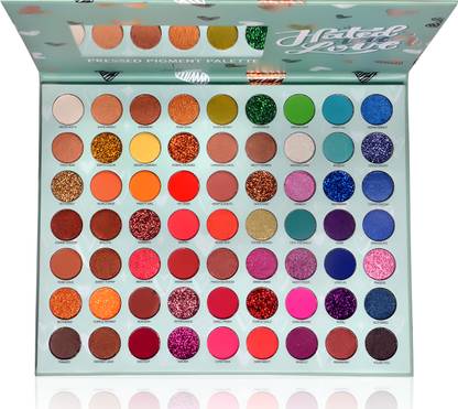 IGOODCO Pressed Pigment 63 Colors Palette (Glitter+Shimmer+Matte) 69.5g Multicolor 69.5 g