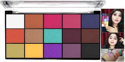 tanvi27 Highly Pigmented Matte & Shimmer Shiny Multi Use Eyeshadow Palette 22.5 g