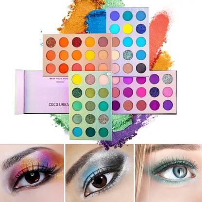 Pash Tya Edition 60 Colors Pigmented Color Board Beauty EyeShadow Palette Eye Shadow 60 g