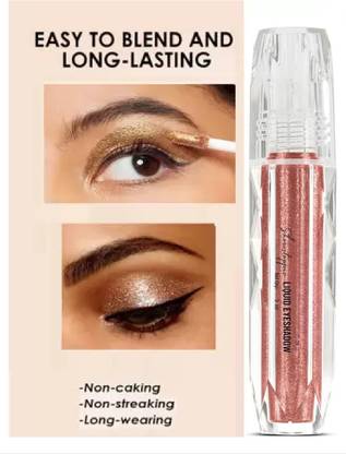 Yuency Metallic Liquid Eyeshadow Rose Gold Non-Transfer 2 ml