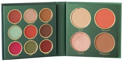 MARS 9 Eyeshadow Palette with 1 Highlighter, Blusher, Bronzer & Compact Powder 16 g