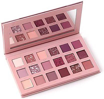 DREAM BELLA Nude Edition Eyeshadow 18 Color Palette, Shimmer and Matte Finish 1 g