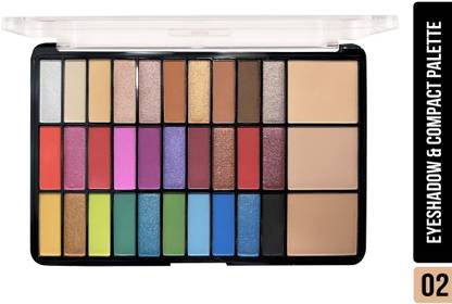 Shryoan Color Studio Eyeshadow & Highlighter Palette | Highly Pigmented & Matte Finish 38 g