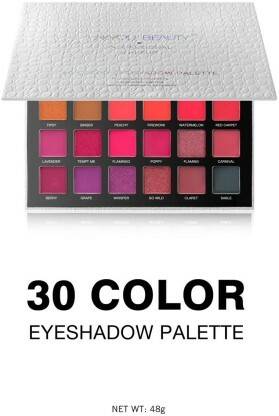 Lakyou Beauty 30-color Eyeshadow Palette Eyeshadow Glitter Pigment Soft Eyeshadow Palette 48 g