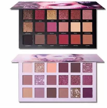 Love Nature Huda Professional Professional 36 Colors Combo Matte Shimmer EyeShadow Palette Rose Gold + 72 g