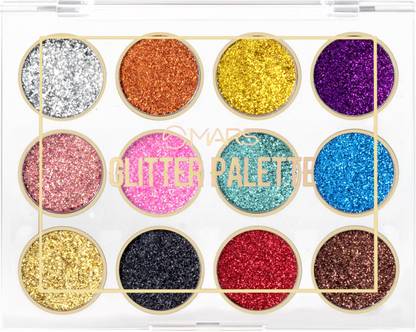 MARS 12 Shade Ultra Pigmented Glitter Eyeshadow Palette 12 g