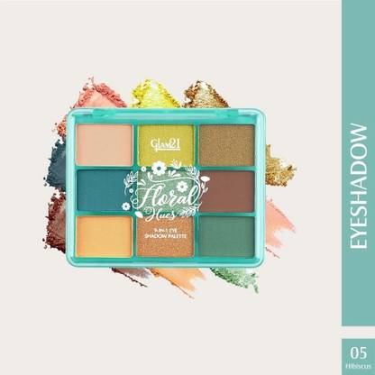 Glam21 Floral Hues 9in1 Eyeshadow Palette | Super-blendable, Smudge-proof 7.2 g