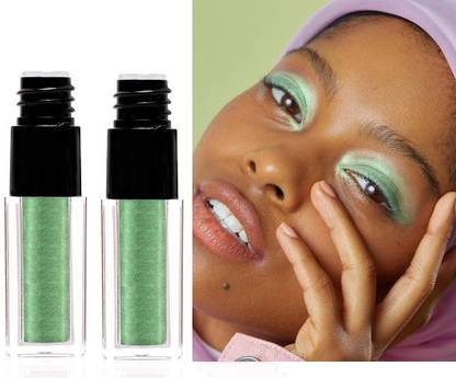 tanvi27 Combo Metallic Liquid Eyeshadow With Radiant Green Shimmer Finish 12 ml