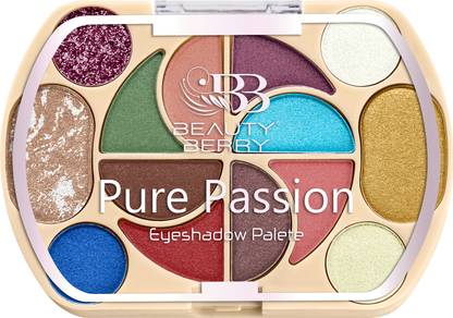 Beauty Berry Pure Passion Eyeshadow Palette & Makeup Kit with Highlighter, Compact & Lipstick 27 g