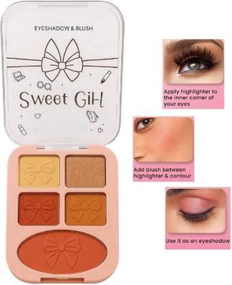 nuvya Timeless Touch 3-in-1 Makeup Kit for Eyes, Cheeks and Highlight (S3) 7 g