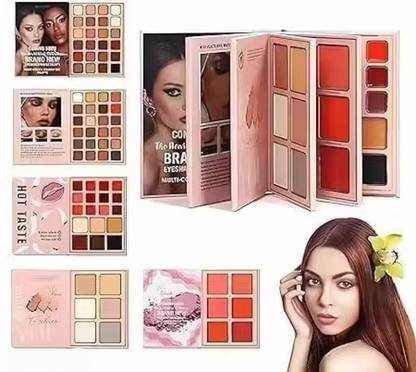 Kamz Professional Multipurpose 5 In 1 Eye Shadow Book Pressed Glitter Eyeshadow 455 g