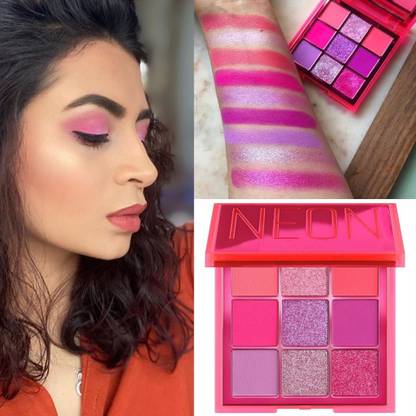 tanvi27 New Neon Pink Obsessions 9 Color Pressed Eyeshadow Palette 9 g