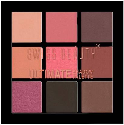 SWISS BEAUTY Ultimate 9 Pigmented Colors Eyeshadow Palette 6 g