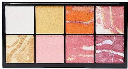 INDIANA HUDA HD PRO, Ultra Glow Multicolor Baked Highlighter, Multicolor Palette 16 g