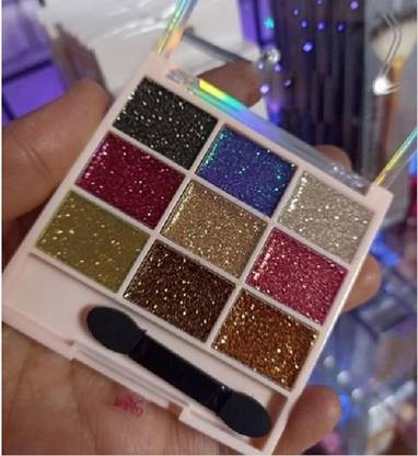 WOONGMI 9 Color Long Wearing And Easily Blendable Eye Makeup Palette 10 g