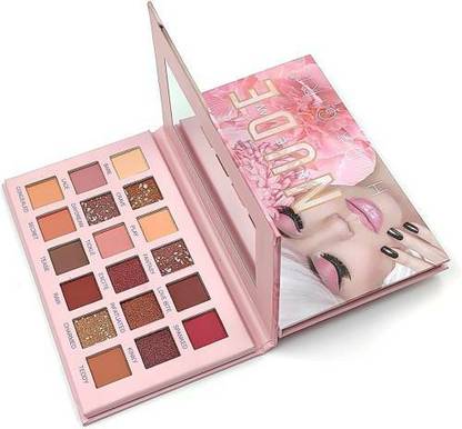 FOZZBY Beauty Eyeshadow Palette For Girls, Nude Edition 18 Multi Shade Makeup 18 g 18 g